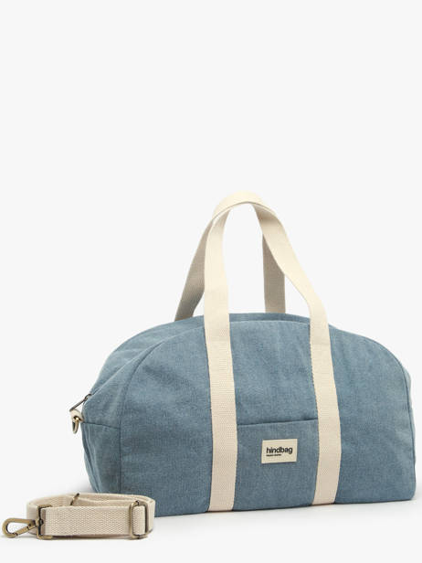 Schoudertas Denim Katoen Hindbag Blauw denim DE ander zicht 2